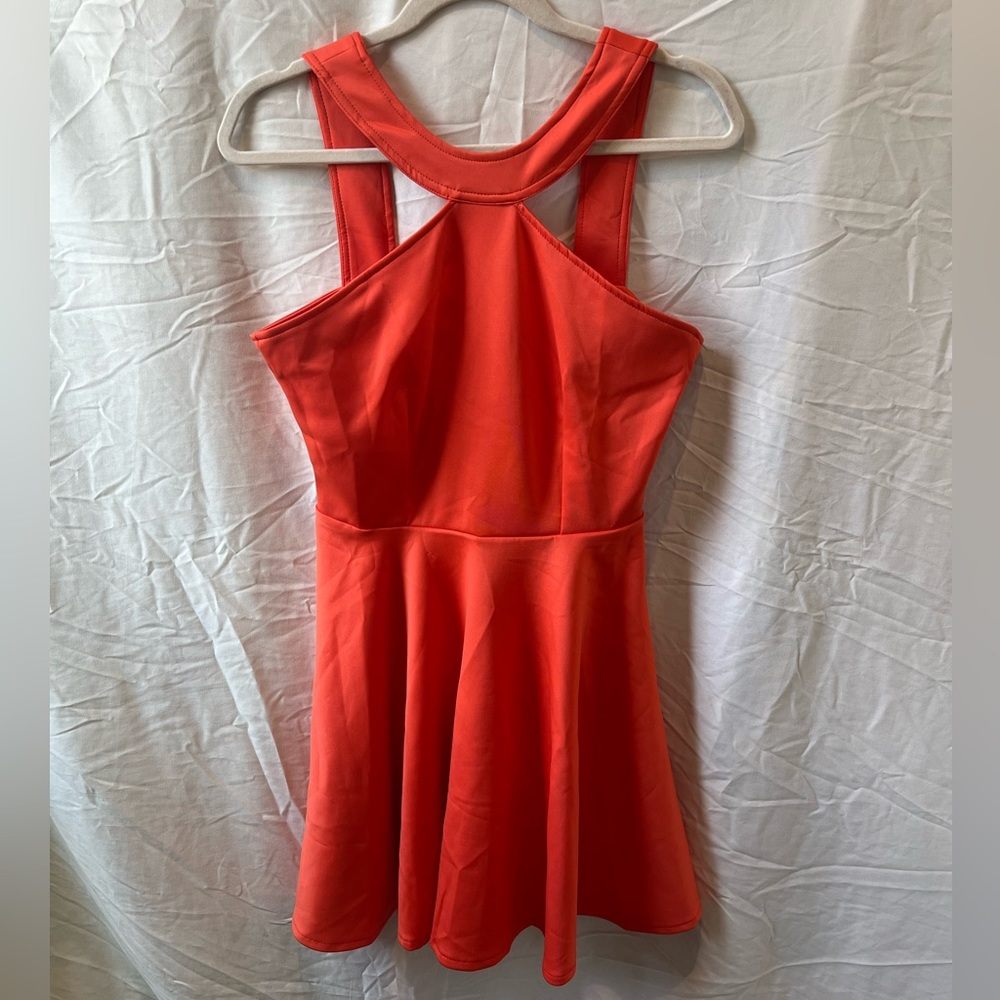 Orange dress